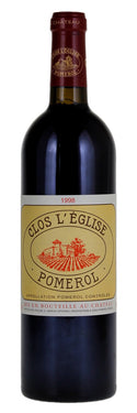 Château Clos L'Eglise - Pomerol 1998 - 750 mL