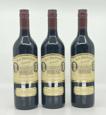 Kay Brothers Amery - Block Six - Shiraz - 2002 - 750mL - 3 Bottle Lot - 14729099