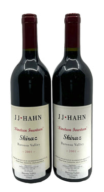 JJ Hahn - Nineteen Fourteen Barossa Valley Shiraz 2001 - 750 ml - 2 Bottle Lot
