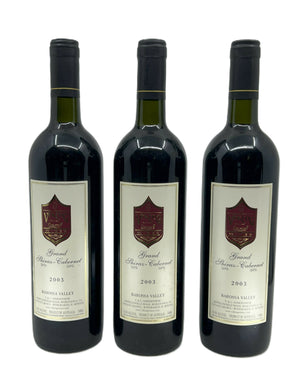 2003 Viking Wines "Grand" Shiraz Cabernet 750mL - 3 Bottle Pack