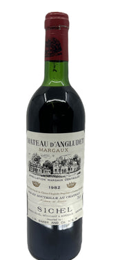 1982 Château d'Angludet Margaux Cru Bourgeois Supérieur- 750 mL