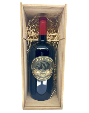 2021 Little Giant 'The Unearthed' Barossa Shiraz - 1500mL (Wooden Gift Pack)