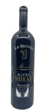 Kay Brothers Amery 'Block Six' Shiraz 2018 - 1500mL - Magnum