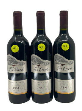 2001 Fox Creek JSM 750mL - 3 Bottle Pack