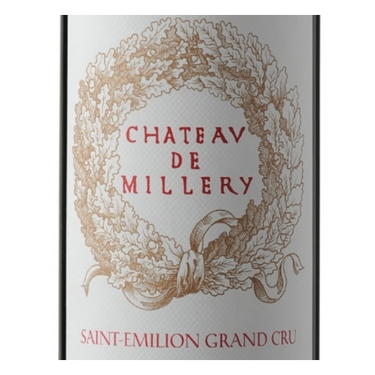 2018 Château de Millery, St-Émilion, Grand Cru, Bordeaux -750mL (6 Bottle Case)