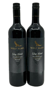 Wolf Blass Grel Label McLaren Vale Shiraz 2016 750ml - 2 Bottle Lot